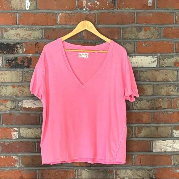 NWOT We the Free Nina V-Neck Tee - Picture 3 of 4